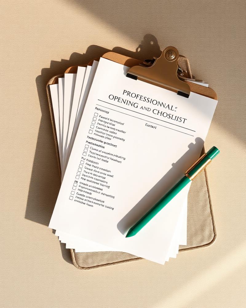 Restaurant Opening & Closing Toolkit